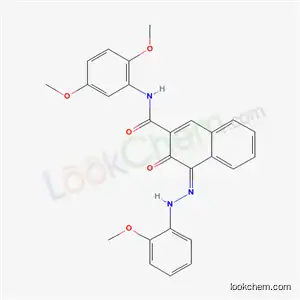 Molecular Structure of 61050-21-3 (N-(2,5-Dimethoxyphenyl)-3-hydroxy-4-[(2-methoxyphenyl)azo]-2-naphthalenecarboxamide)