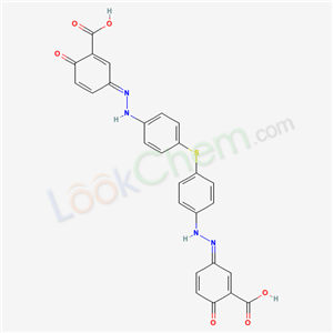 Benzoic acid, 5-((((4-((3-carboxy-4-hydroxyphenyl)azo)phenyl)thio)phenyl)azo)-2-hydroxy-