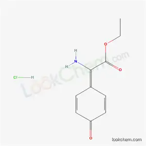 Molecular Structure of 68758-63-4 (ethyl amino(4-oxocyclohexa-2,5-dien-1-ylidene)acetate hydrochloride)