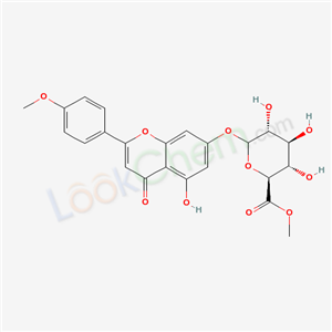 beta-D-Glucopyranosiduronic acid, 5-hydroxy-2-(4-methoxyphenyl)-4-oxo-4H-1-benzopyran-7-yl, methyl ester