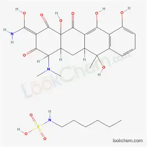 Molecular Structure of 16063-82-4 (tetracycline hexylsulfamate)