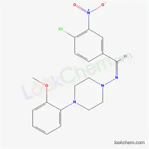 (4-Chloro-3-nitro-benzylidene)-[4-(2-methoxy-phenyl)-piperazin-1-yl]-amine