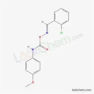 Molecular Structure of 5538-47-6 (benzaldehyde, 2-chloro-, O-[[(4-methoxyphenyl)amino]carbonyl]oxime)