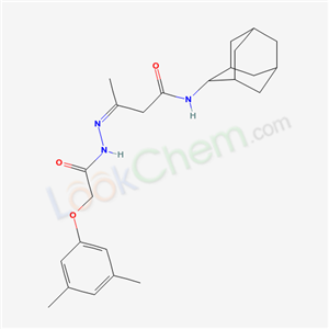 (3Z)-N-(2-adamantyl)-3-[[2-(3,5-dimethylphenoxy)acetyl]hydrazinylidene]butanamide