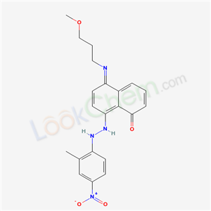 5-(3-methoxypropylimino)-8-[2-(2-methyl-4-nitro-phenyl)hydrazinyl]naphthalen-1-one