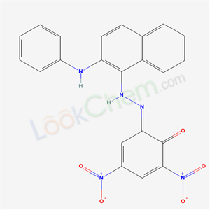 (6Z)-6-[(2-anilinonaphthalen-1-yl)hydrazinylidene]-2,4-dinitro-cyclohexa-2,4-dien-1-one