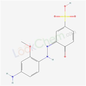 (3Z)-3-[(4-amino-2-methoxy-phenyl)hydrazinylidene]-4-oxo-cyclohexa-1,5-diene-1-sulfonic acid