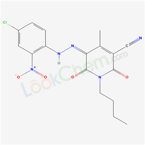 1-Butyl-5-((4-chloro-2-nitrophenyl)azo)-1,2-dihydro-6-hydroxy-4-methyl-2-oxonicotinonitrile