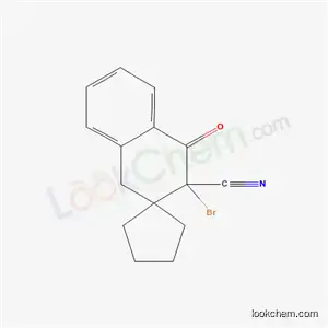 3,4-Dihydro-3-bromo-4-oxospiro(cyclpentane-1,2-(1H)naphthalene)-3-carbonitrile