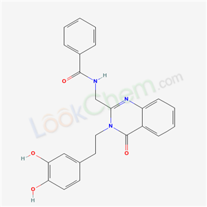 N-[[3-[2-(3,4-dihydroxyphenyl)ethyl]-4-oxoquinazolin-2-yl]methyl]benzamide
