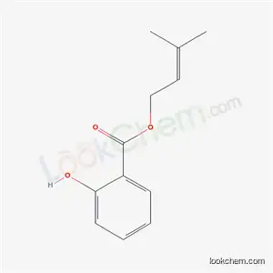 Molecular Structure of 68555-58-8 (3-methyl-2-butenyl salicylate)