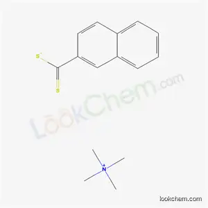 Molecular Structure of 70556-18-2 (N,N,N-trimethylmethanaminium naphthalene-2-carbodithioate)