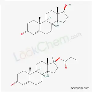(17beta)-17-methyl-3-oxoandrost-4-en-17-yl propanoate - (17beta)-17-hydroxyandrost-4-en-3-one (1:1)
