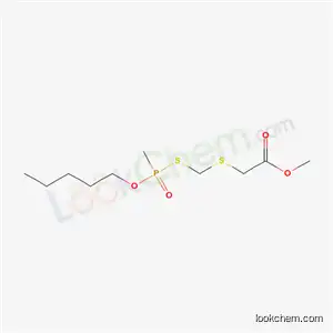 methyl 6-methyl-7-oxa-3,5-dithia-6-phosphadodecan-1-oate 6-oxide