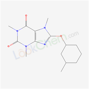 1,3,7-trimethyl-8-(3-methylcyclohexyl)oxypurine-2,6-dione