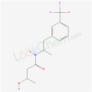 3-hydroxy-N-[1-[3-(trifluoromethyl)phenyl]propan-2-yl]butanamide