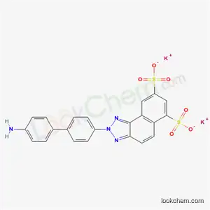 Molecular Structure of 74039-01-3 (2-(4&prime;-AMINO-1,1&prime;-BIPHENYL-4-YL)-2H-NAPHTHO( 1,2-d)TRIAZOLE-6,8-DISULFONIC ACID, DIPOTASSIUM SALT			)