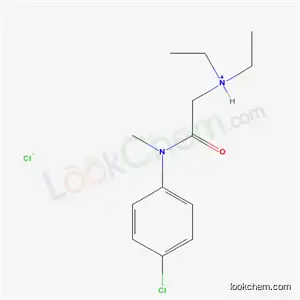 Molecular Structure of 74816-32-3 (2-[(4-chlorophenyl)(methyl)amino]-N,N-diethyl-2-oxoethanaminium chloride)