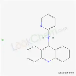 Molecular Structure of 75775-71-2 (N-(pyridin-2-yl)acridin-9-aminium chloride)