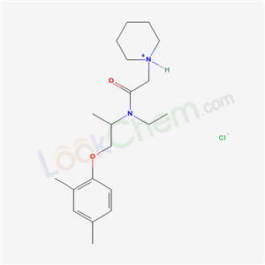 N-ETHYL-2-(PIPERIDINO)-N-(1-(2,4-XYLYLOXY)-2-PROPYL)ACETAMIDE HYDROCHLORIDE