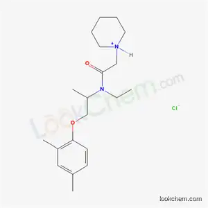 Molecular Structure of 77791-38-9 (1-(2-{[1-(2,4-dimethylphenoxy)propan-2-yl](ethyl)amino}-2-oxoethyl)piperidinium chloride)