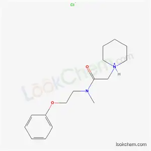 Molecular Structure of 77791-44-7 (1-{2-[methyl(2-phenoxyethyl)amino]-2-oxoethyl}piperidinium chloride)
