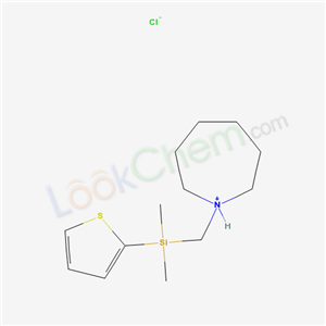 azepan-1-ium-1-ylmethyl-dimethyl-thiophen-2-ylsilane chloride