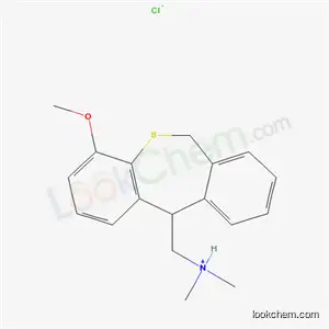 4-Methoxy-11-(dimethylaminomethyl)-6,11-dihydrodibenzo(b,e)thiepin hyd rochloride