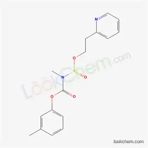 Molecular Structure of 84384-87-2 (3-methylphenyl methyl{[2-(pyridin-2-yl)ethoxy]sulfinyl}carbamate)