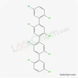 Molecular Structure of 89590-80-7 (Quaterphenyl,octachloro- (9CI))
