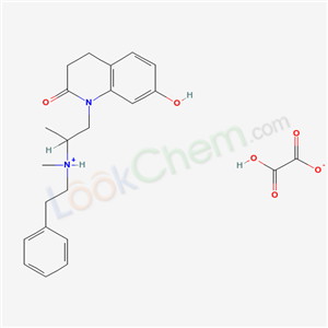 2-hydroxy-2-oxoacetate;1-(7-hydroxy-2-oxo-3,4-dihydroquinolin-1-yl)propan-2-yl-methyl-(2-phenylethyl)azanium