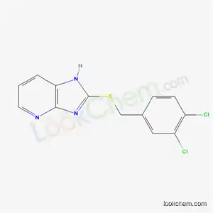 Molecular Structure of 5996-11-2 (2-[(3,4-dichlorobenzyl)sulfanyl]-1H-imidazo[4,5-b]pyridine)