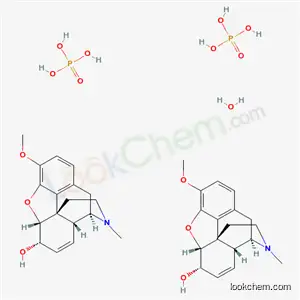 Molecular Structure of 41444-62-6 (Codeine phosphate)
