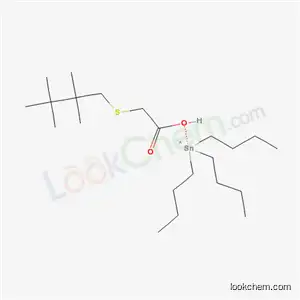 Stannane, (2-(2,2,3,3-tetramethylbutylthio)acetoxy)tributyl-