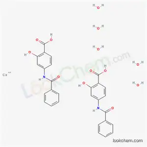 Molecular Structure of 5631-00-5 (Benzoylpas calcium pentahydrate)