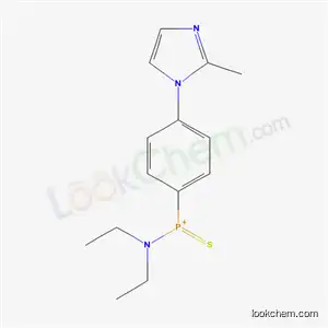 Molecular Structure of 16914-04-8 (l-N,N-Diethyl-P-(2-methylimidazol-1-yl)-P-(phenyl)phosphinothioic amide)