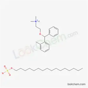 Molecular Structure of 94249-00-0 ([2-[(alpha-o-tolylbenzyl)oxy]ethyl]dimethylammonium hexadecyl sulphate)