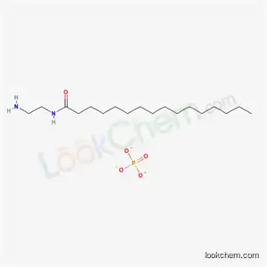 Molecular Structure of 100021-82-7 (N-(2-aminoethyl)palmitamide phosphate)