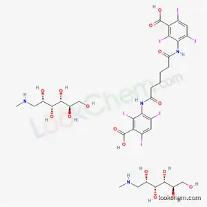 Molecular Structure of 3521-84-4 (adipiodone, dimeglumine salt)