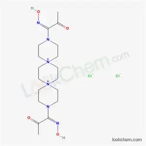 3,12-Diaza-6,9-diazoniadispiro(5.2.5.2)hexadecane, 3,12-bis(1-(hydroxyimino)-2-oxopropyl)-, dichloride