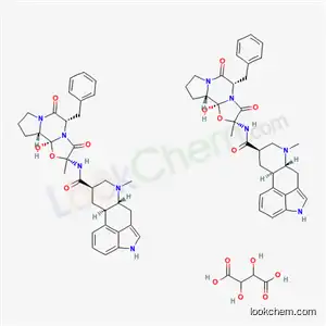 Molecular Structure of 5989-77-5 (DIHYDROERGOTAMINE TARTRATE CRYSTALLINE)