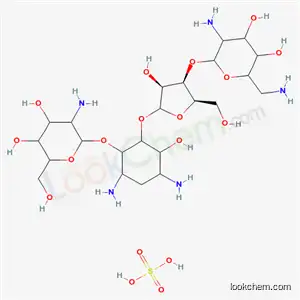 Molecular Structure of 1263-89-4 (PAROMOMYCIN SULFATE)