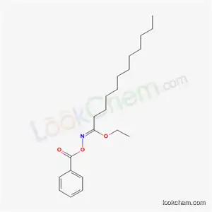 Molecular Structure of 80538-43-8 (ethyl N-(benzoyloxy)laurimidate)