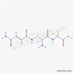 Molecular Structure of 36051-75-9 (3-{[(2E)-4-amino-4-oxobut-2-enoyl]amino}alanylalanine)