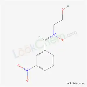 Molecular Structure of 40343-32-6 (2-[(Z)-[(3-nitrophenyl)methylidene](oxido)amino]ethanol)