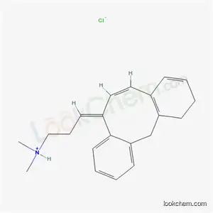 Molecular Structure of 67195-34-0 ((3Z)-3-(10,12-dihydrodibenzo[a,d][8]annulen-5(11H)-ylidene)-N,N-dimethylpropan-1-aminium chloride)