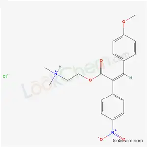 Z-4-Methoxy-alpha-(p-nitrophenyl)cinnamic acid 2-(dimethylamino)ethyl ester hydrochloride