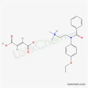 N-(2-(Dimethylamino)ethyl)-p-benzophenetidide fumarate