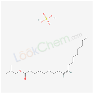 2-methylpropyl (Z)-octadec-9-enoate; sulfuric acid