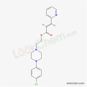 2-[4-(4-Chlorophenyl)piperazin-1-yl]ethyl 3-pyridin-2-ylprop-2-enoate